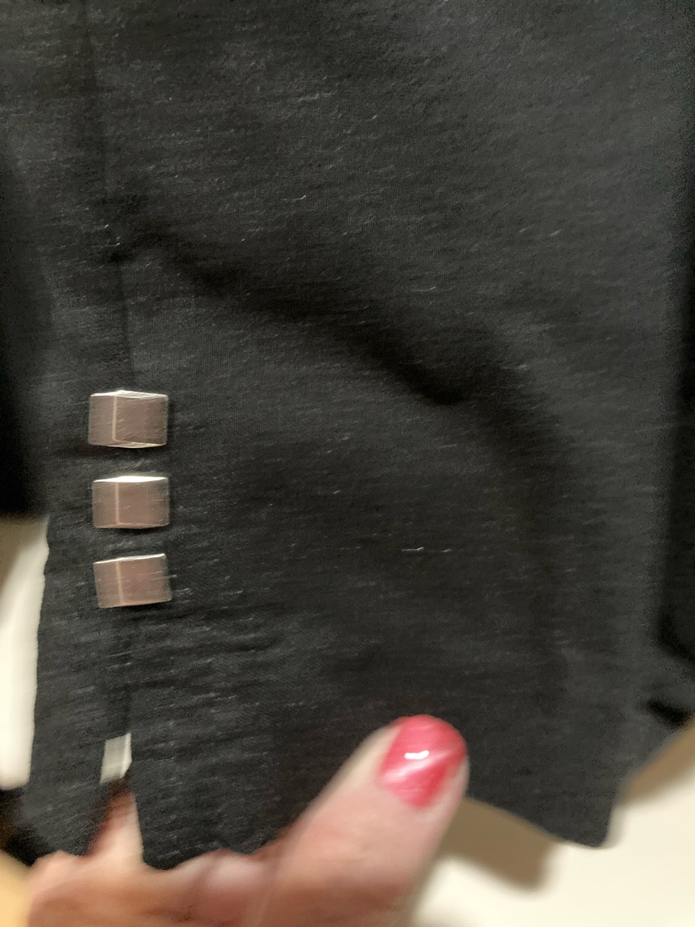 CJ Banks Black Capri Pants - Classic Cropped Chinos - Picture 3 of 5